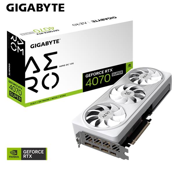 Gigabyte GeForce RTX 4070 Super 12GB GDDR6X Aero OC